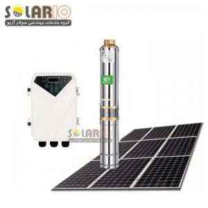 پک پمپ آب شناور خورشیدی 4000وات 2اینچ 200متری Tiso بهمراه 16عدد پنل 330وات